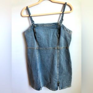 Fitted Blue Jean Dress